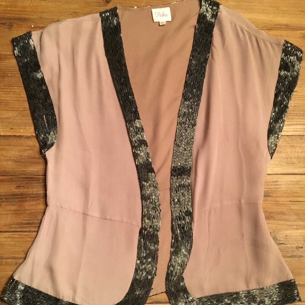 Parker beaded open top medium